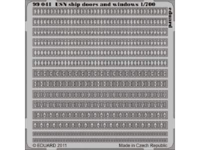 USN ship doors and windows 1/700 - image 1
