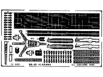 USS Alabama 1/700 - Hasegawa - image 1