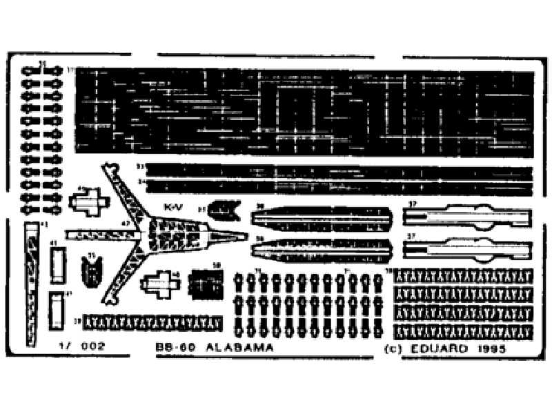 USS Alabama 1/700 - Hasegawa - image 1