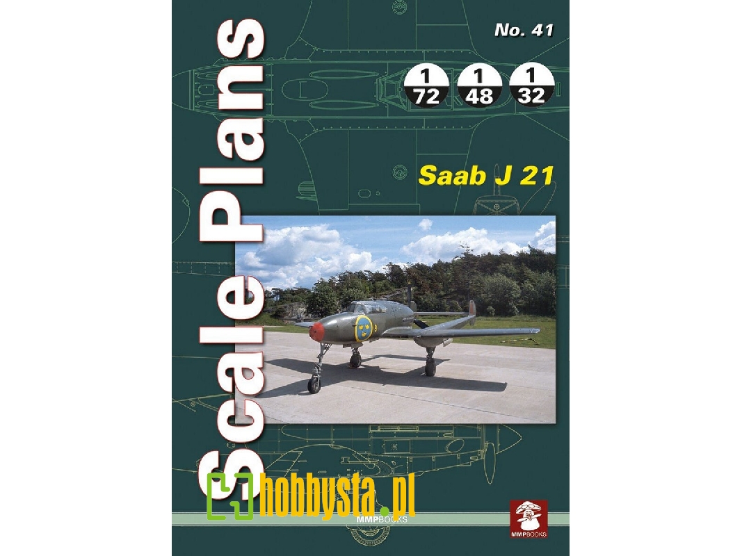 Scale Plans - Saab J 21 - image 1 Scale Plans - Saab J 21 - image 1