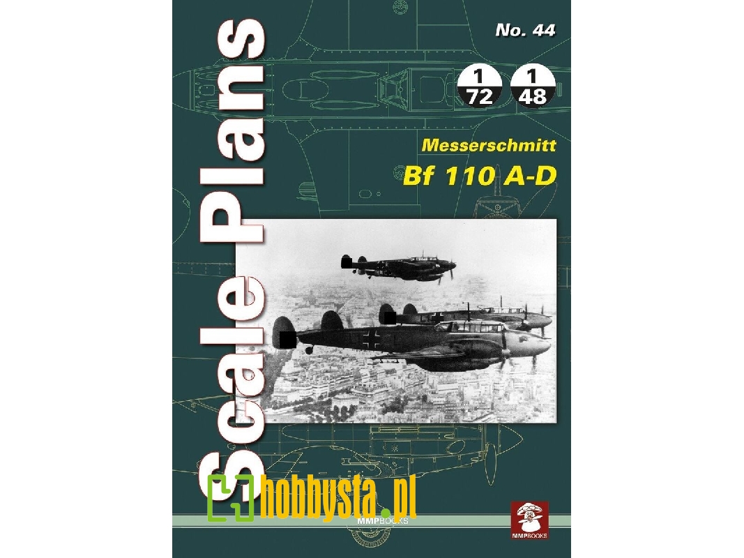 Scale Plans - Messerschmitt Bf 110 A-d - image 1 Scale Plans - Messerschmitt Bf 110 A-d - image 1