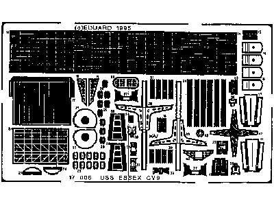 USS Essex 1/700 - Hasegawa - image 3