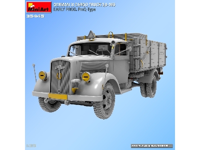 German 3t Cargo Truck 3,6-36s Early Prod. Pmq-type - image 3