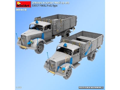 German 3t Cargo Truck 3,6-36s Early Prod. Pmq-type - image 6