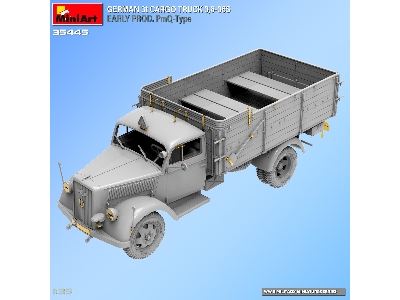 German 3t Cargo Truck 3,6-36s Early Prod. Pmq-type - image 8