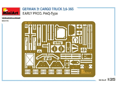German 3t Cargo Truck 3,6-36s Early Prod. Pmq-type - image 17
