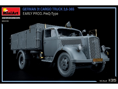 German 3t Cargo Truck 3,6-36s Early Prod. Pmq-type - image 37