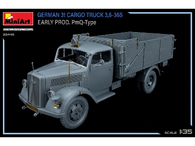 German 3t Cargo Truck 3,6-36s Early Prod. Pmq-type - image 38