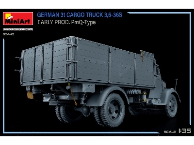 German 3t Cargo Truck 3,6-36s Early Prod. Pmq-type - image 39