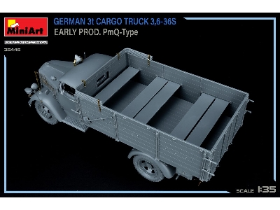German 3t Cargo Truck 3,6-36s Early Prod. Pmq-type - image 40