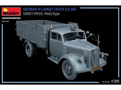 German 3t Cargo Truck 3,6-36s Early Prod. Pmq-type - image 49