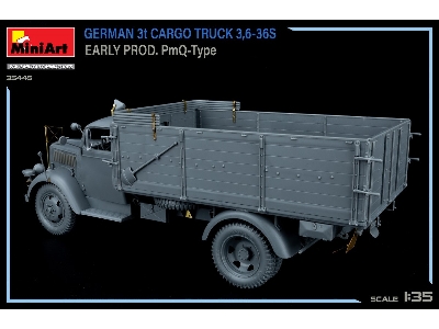 German 3t Cargo Truck 3,6-36s Early Prod. Pmq-type - image 50