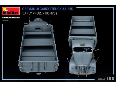German 3t Cargo Truck 3,6-36s Early Prod. Pmq-type - image 54