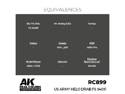 Rc899 Us Army Helo Drab Fs 34031 - image 3