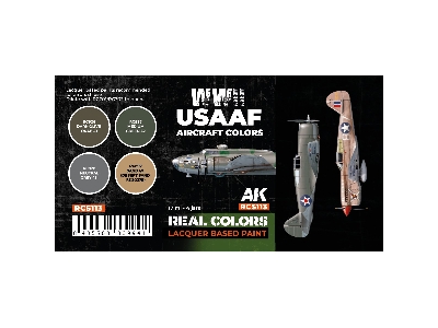Rcs113 Usaaf Wwii Aircraft Colors Set - image 2