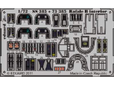 Rafale B interior S. A. 1/72 - Hobby Boss - image 1