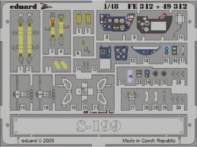 S-199 1/48 - Academy Minicraft - - image 1