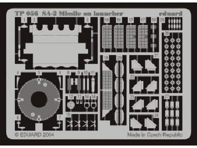 SA-2 Missile on launcher 1/35 - Trumpeter - image 1