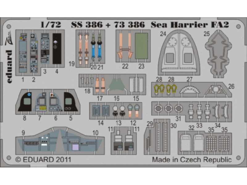 Sea Harrier FA2 S. A. 1/72 - Airfix - image 1