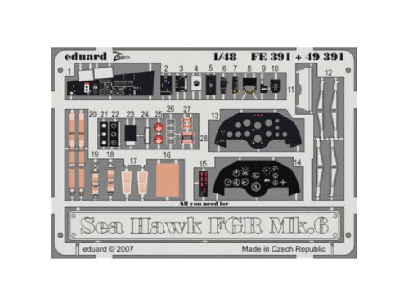 Sea Hawk FGR Mk.6 S. A. 1/48 - Trumpeter - - image 1