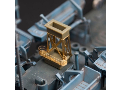 Lst 491 Class Photo-etched Sheets Of Bridge Detail Upgrade Set - image 3