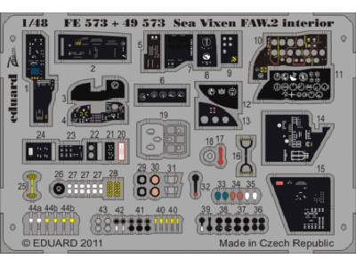 Sea Vixen FAW.2 interior S. A. 1/48 - Airfix - - image 1