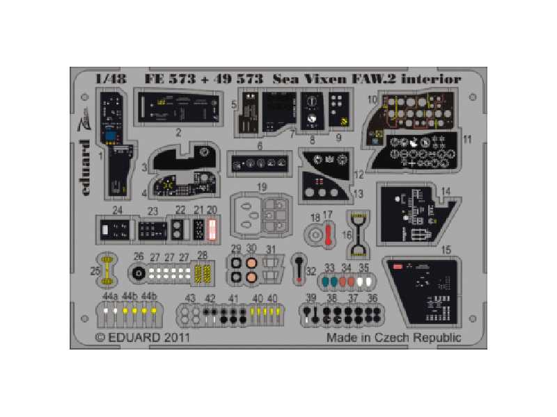 Sea Vixen FAW.2 interior S. A. 1/48 - Airfix - - image 1