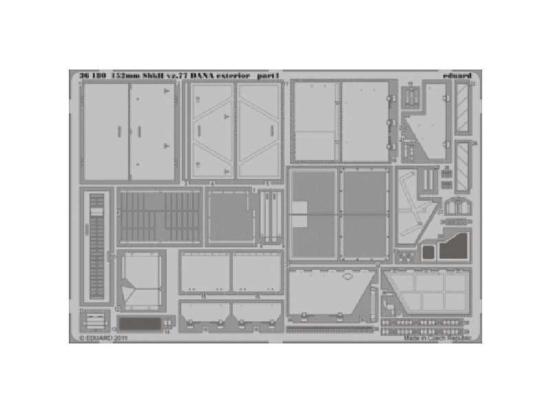 152mm ShkH vz.77 DANA exterior 1/35 - Hobby Boss - image 1