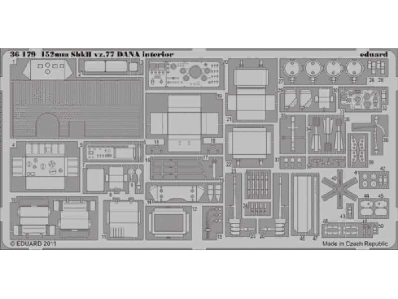 152mm ShkH vz.77 DANA interior 1/35 - Hobby Boss - image 1