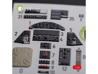 Tbf-1c Interior 3d Decals For Academy Kit - image 2