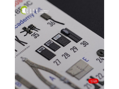 Tbf-1c Interior 3d Decals For Academy Kit - image 6