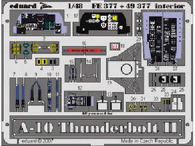 A-10 interior 1/48 - Italeri - - image 1