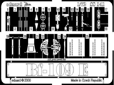 Bf 109E 1/72 - Academy Minicraft - image 1