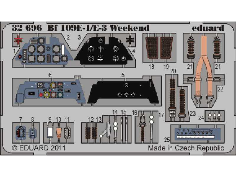 Bf 109E-1/ E-3 Weekend 1/32 - Eduard - image 1