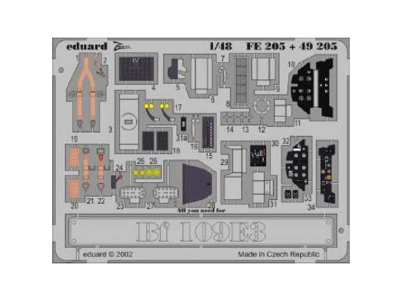 Bf 109E-3 1/48 - Tamiya - image 1