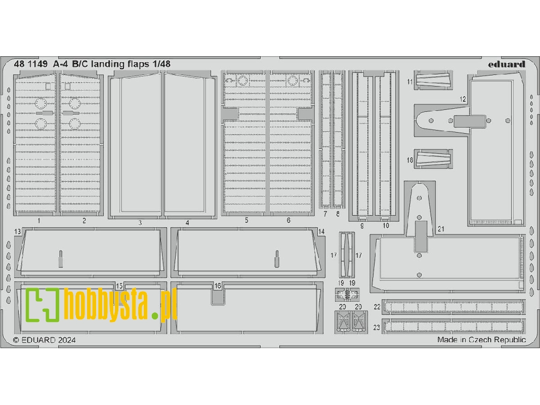 A-4B/ C landing flaps 1/48 - HOBBY 2000 - image 1 A-4B/ C landing flaps 1/48 - HOBBY 2000 - image 1