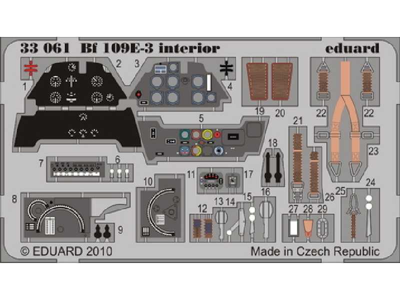 Bf 109E-3 interior S. A. 1/32 - Trumpeter - image 1