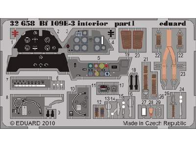 Bf 109E-3 interior S. A. 1/32 - Trumpeter - image 1