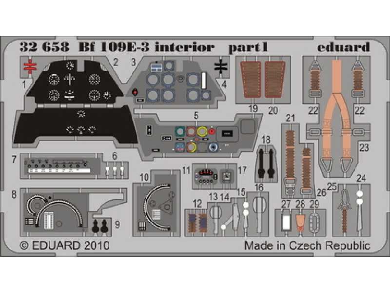Bf 109E-3 interior S. A. 1/32 - Trumpeter - image 1 Bf 109E-3 interior S. A. 1/32 - Trumpeter - image 1