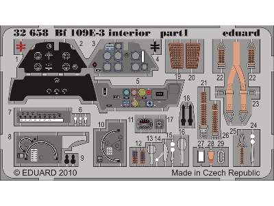 Bf 109E-3 interior S. A. 1/32 - Trumpeter - image 2