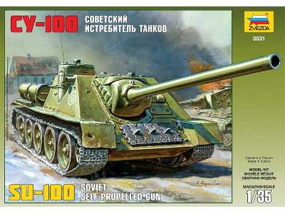 SU-100 Soviet self-propelled gun - image 1