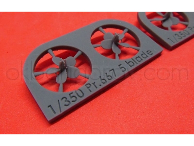Propellers For Soviet Submarines Project 667 (Yankee And Delta) (3pcs) - image 8