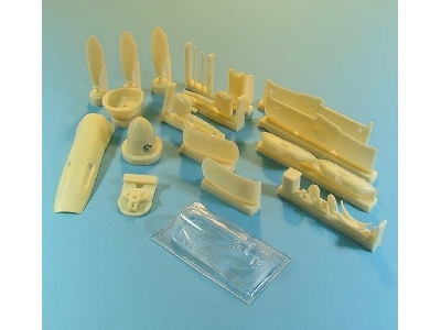 Avia S-199 Mule - The Conversion Set With Vacu Canopy "bubble" Type (For Revell Bf-109 G-6 Kits) - image 3