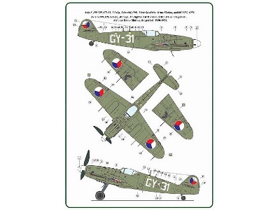Avia S-199 Mule - The Conversion Set With Vacu Canopy "bubble" Type (For Revell Bf-109 G-6 Kits) - image 6