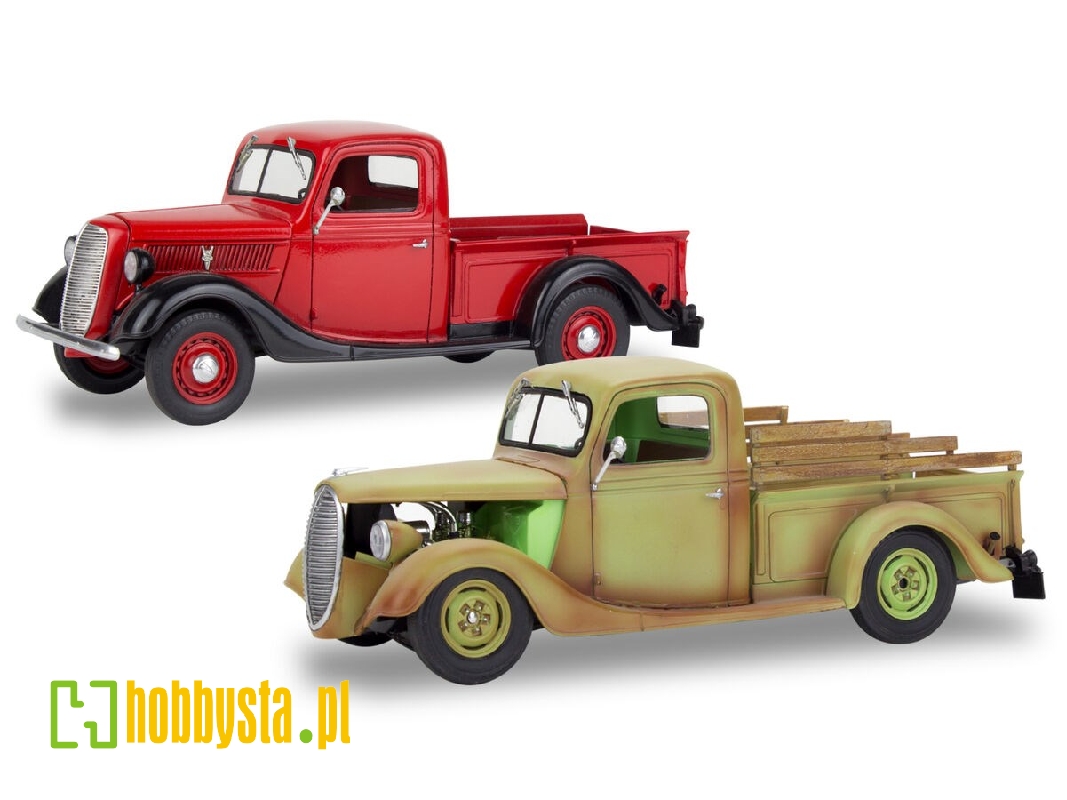 Ford Pickup Street Rod With Surf Board 1937 - image 1 Ford Pickup Street Rod With Surf Board 1937 - image 1