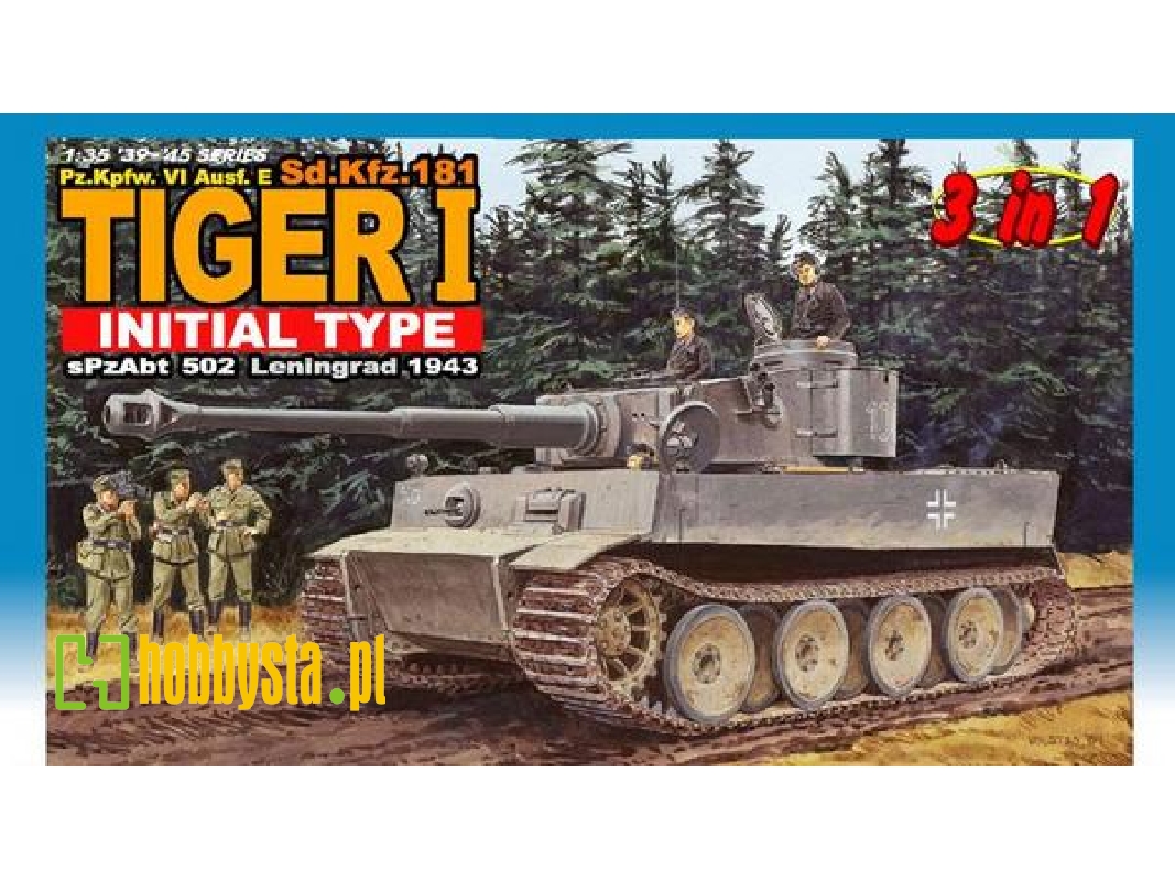 Tiger I Initial Production, Pz.Kpfw. VI Ausf. E, Sd.Kfz. 181 - image 1 Tiger I Initial Production, Pz.Kpfw. VI Ausf. E, Sd.Kfz. 181 - image 1