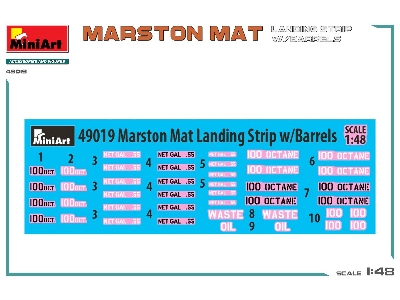 Marston Mat Landing Strip W/barrels - image 2