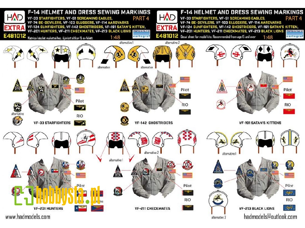 Grumman F-14 Tomcat - Patches And Helmet Markings Part 4 - image 1