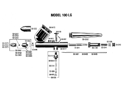100 Lg Airbrush ( Size # 1 ) - image 3
