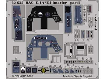 BAC Lightning F.1A/ F.3 interior S. A. 1/32 - Trumpeter - image 1